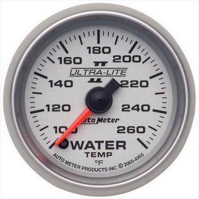 Auto Meter Ultra-Lite II Electric Water Temperature Gauge - 4955